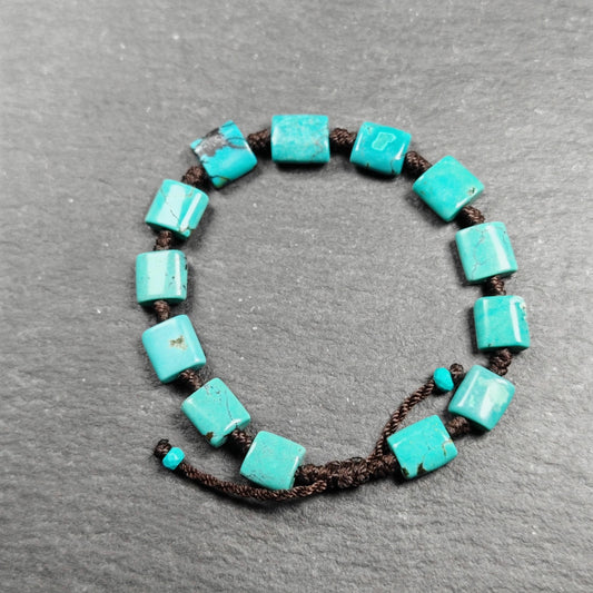 Tibetan Turquoise Beads Bracelet - 42cm Length