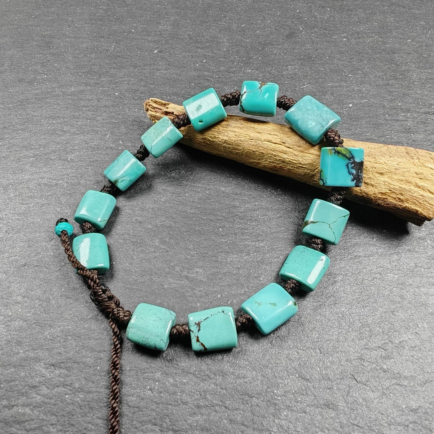 Tibetan Turquoise Beads Bracelet - 42cm Length
