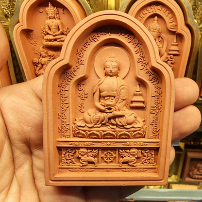Bordered Amitabha Tsa Tsa Mold