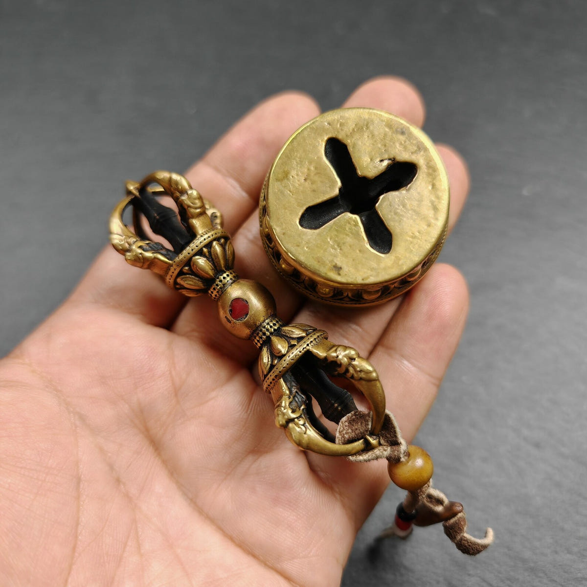 Authentic Tibetan Dorje Vajra - Tibetan Buddhist vajra, view 4