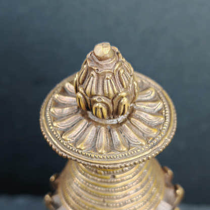 Kadampa Stupa / Kadam Stupa, 14cm height - Tibetan Buddhist statue, view 4