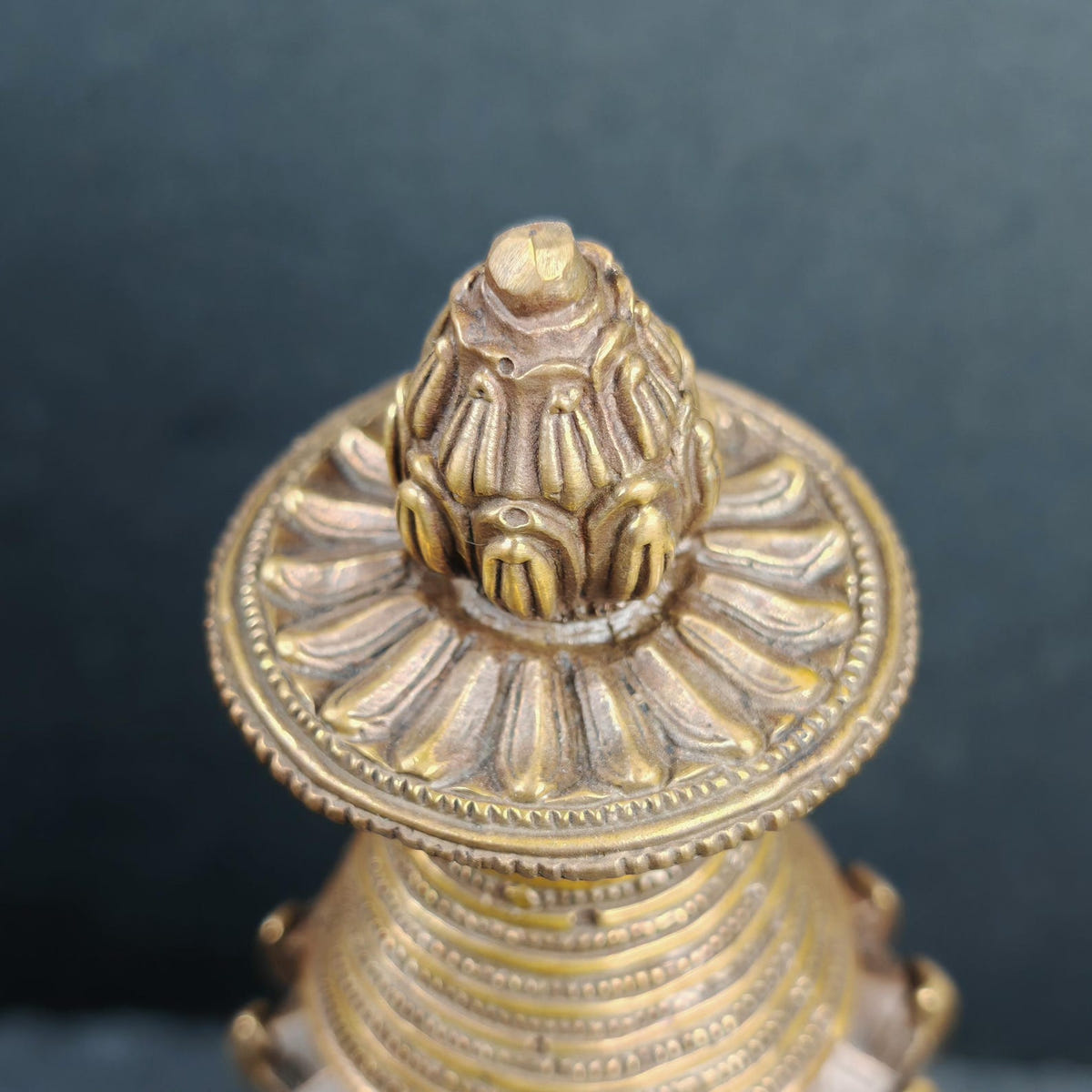 Kadampa Stupa / Kadam Stupa, 14cm height - Tibetan Buddhist statue, view 4