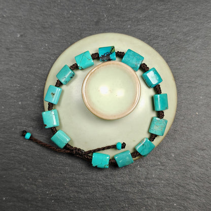 Tibetan Turquoise Beads Bracelet - 42cm Length