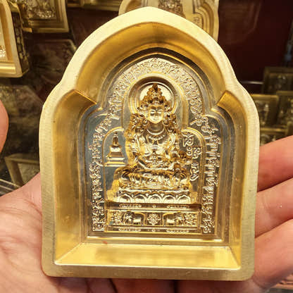 Bordered Akshobhya Tsa Tsa Mold - Tibetan tsa tsa mold, view 10