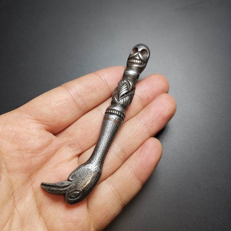 Thokcha Pendant,Pickaxe Amulet, Trantic Buddhism Dharma Ritual - Tibetan Buddhist amulet, view 6