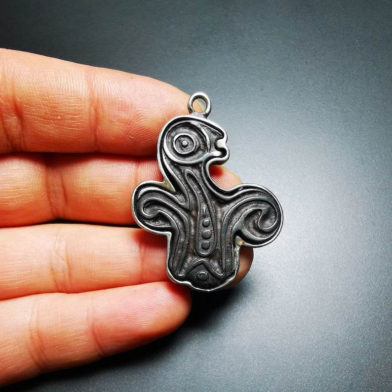 Original Garuda of the Four Dignities,Buddhist Talisman - Tibetan Buddhist garuda amulet, view 7