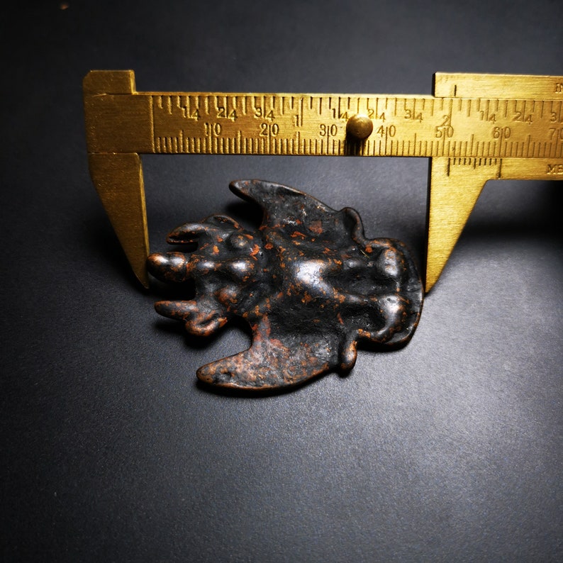 Buddhist Protective Amulet Pendant,Garuda,Garula,Suparna,Golden-winged Bird,Made of Thokcha