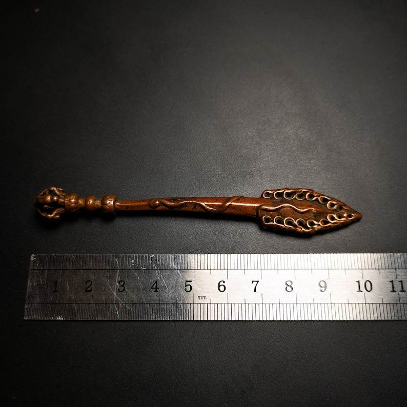 Manjusri Sword,The Vajra Sword of Discriminating Insight - Tibetan Buddhist vajra, view 9