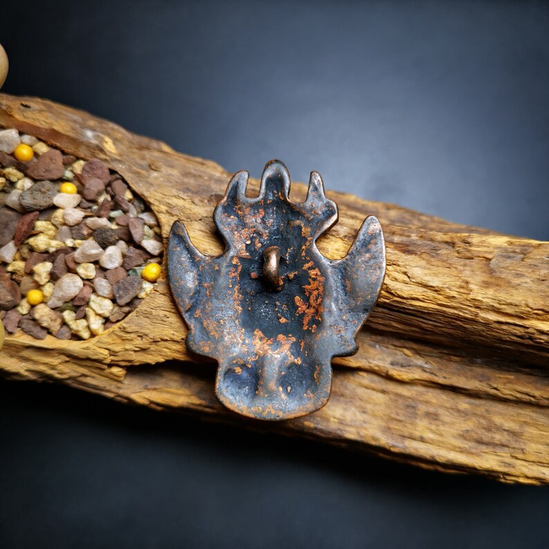 Buddhist Protective Amulet Pendant,Garuda,Garula,Suparna,Golden-winged Bird,Made of Thokcha