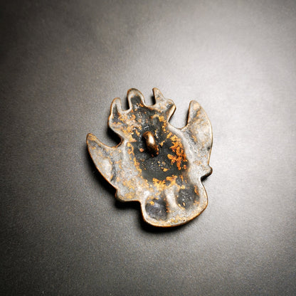 Buddhist Protective Amulet Pendant,Garuda,Garula,Suparna,Golden-winged Bird,Made of Thokcha