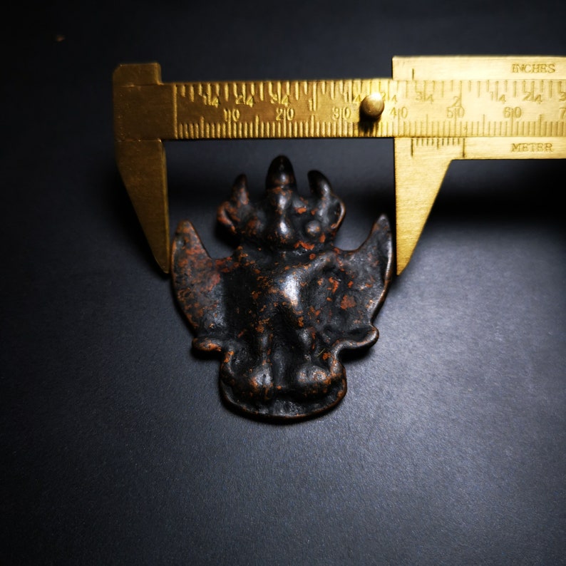 Buddhist Protective Amulet Pendant,Garuda,Garula,Suparna,Golden-winged Bird,Made of Thokcha