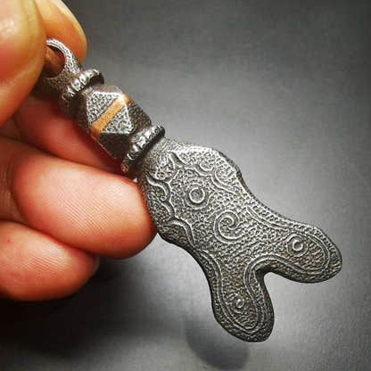 Amulet,Vajra Fork - Tibetan Buddhist amulet, view 8