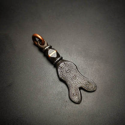 Amulet,Vajra Fork - Tibetan Buddhist amulet, view 4