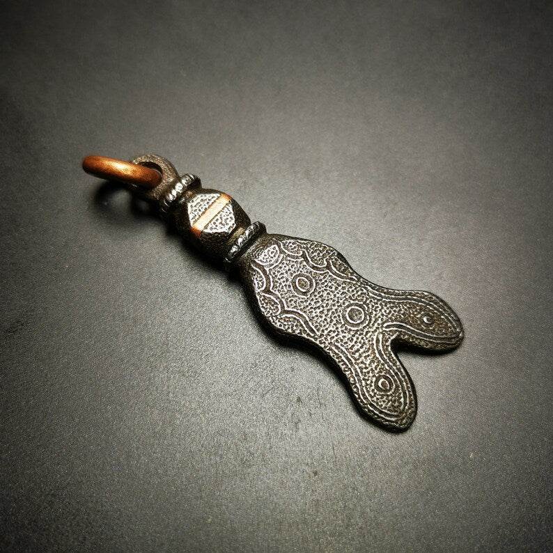 Amulet,Vajra Fork - Tibetan Buddhist amulet, view 5