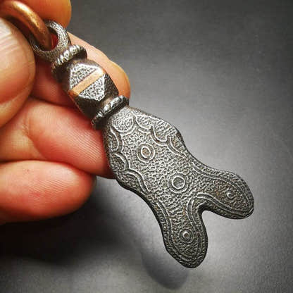 Amulet,Vajra Fork - Tibetan Buddhist amulet, view 6