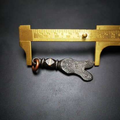 Amulet,Vajra Fork - Tibetan Buddhist amulet, view 9
