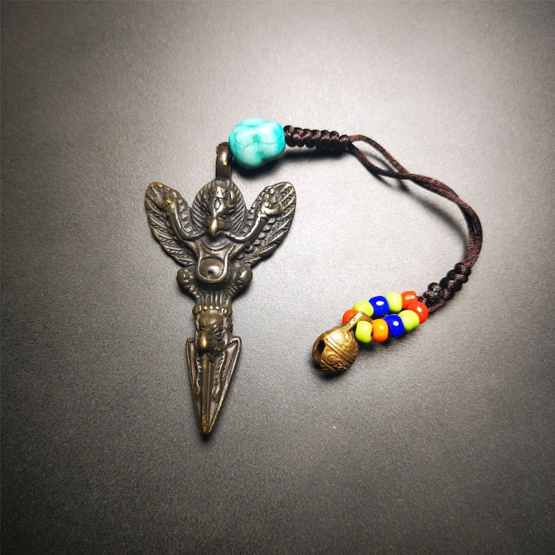 Amulet,Garuda,Golden-winged Bird Pendant