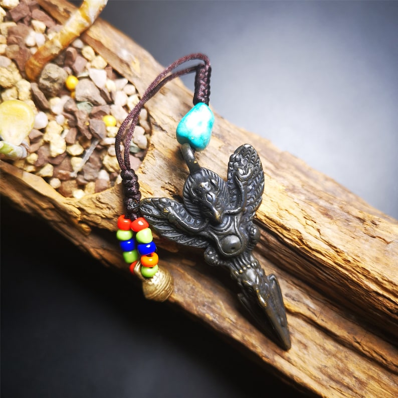 Amulet,Garuda,Golden-winged Bird Pendant