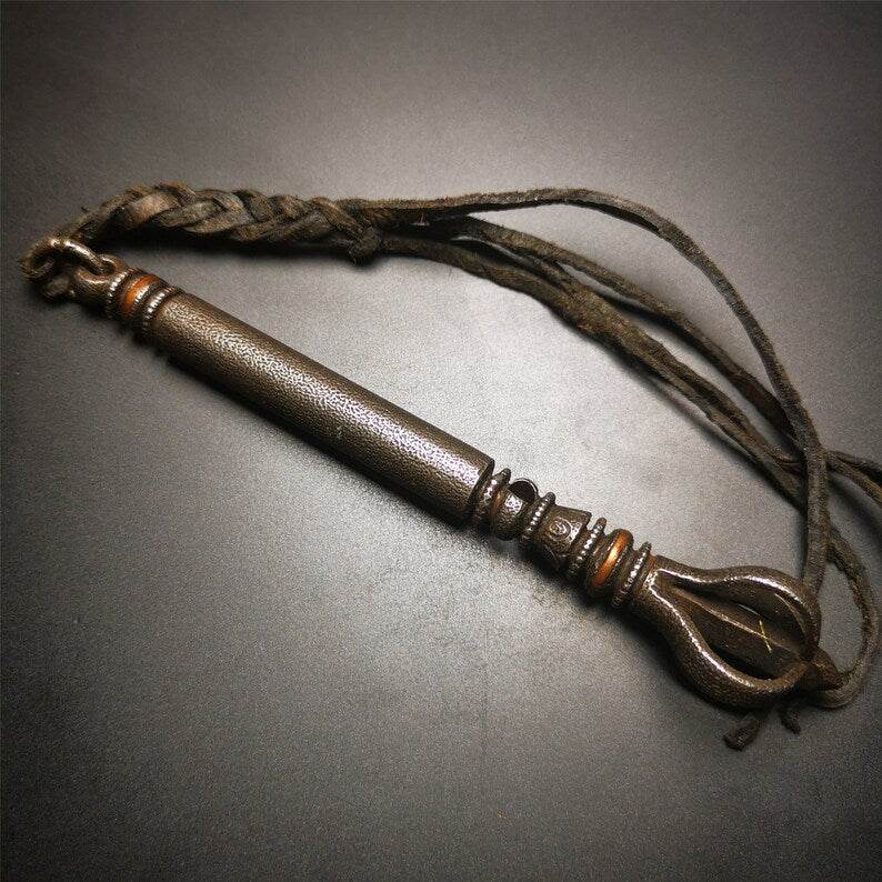 Horse Whip Handle - Tibetan Buddhist art, view 4