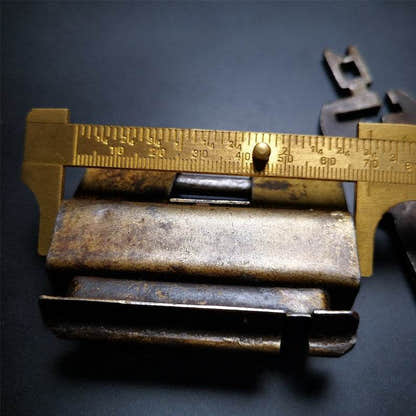 Tibetan Padlock, Old Door Lock - Tibetan Buddhist art, view 4