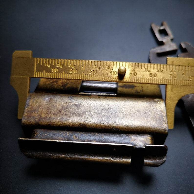 Tibetan Padlock, Old Door Lock - Tibetan Buddhist art, view 4