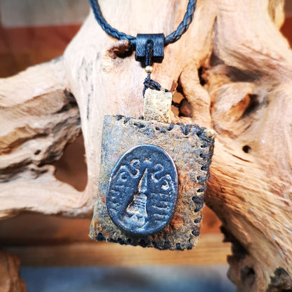 Amulet Pendant,Stupa / Pagoda Tsa Tsa Mold