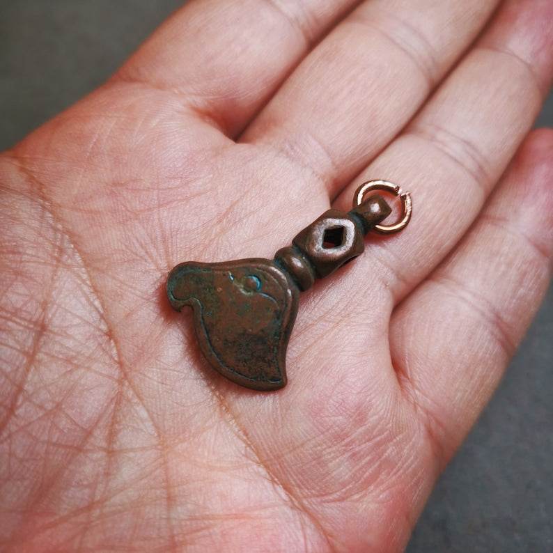 Amulet Pendant,Kartika knife of the dakinis - Tibetan Buddhist amulet, view 9