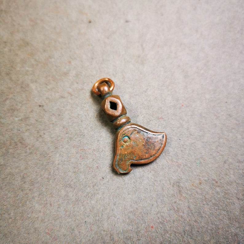 Amulet Pendant,Kartika knife of the dakinis - Tibetan Buddhist amulet, view 4