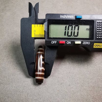 Garuda Dzi Bead,Tibetan Chung,Protective Amulet,Small Size 39*10 mm Gandhanra-ART