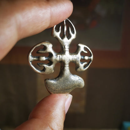 Cross Vajra Kartika Pendant