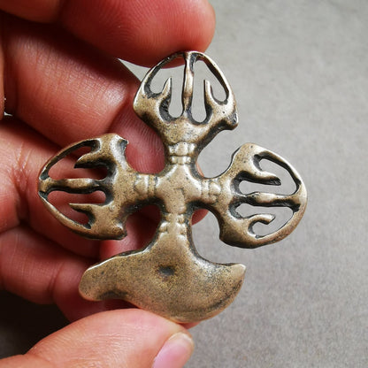 Cross Vajra Kartika Pendant