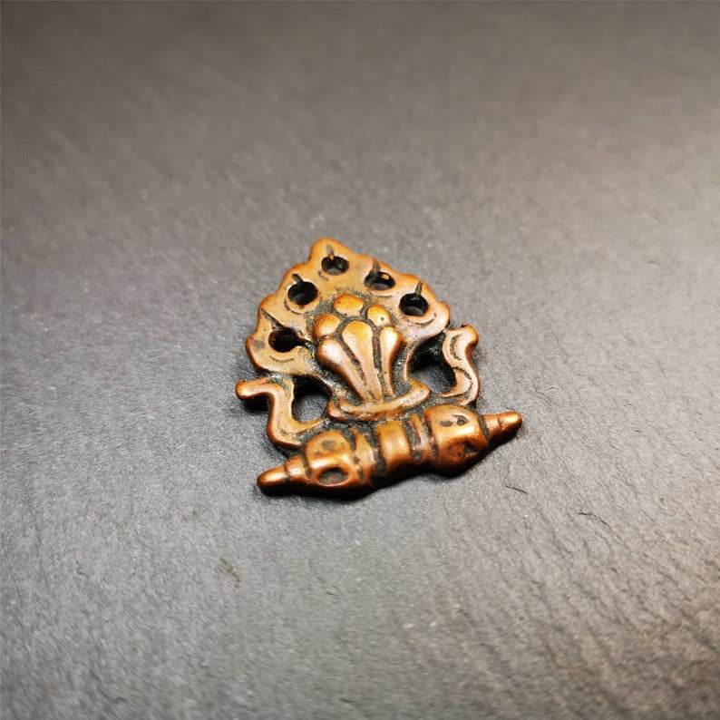 Mani Jewel/Wish Fulfilling Cintamani Badge - Tibetan Buddhist art, view 4