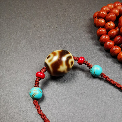 Treasure Vase Dalo Dzi Bead Necklace