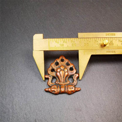 Mani Jewel/Wish Fulfilling Cintamani Badge - Tibetan Buddhist art, view 9