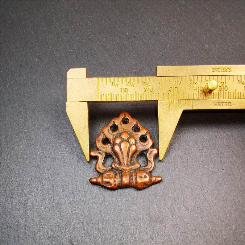 Mani Jewel/Wish Fulfilling Cintamani Badge - Tibetan Buddhist art, view 9