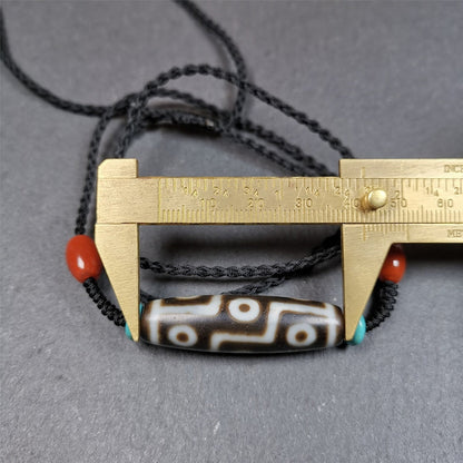 9 Eyed Dzi Bead Necklace Gandhanra-ART