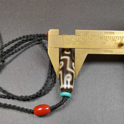 9 Eyed Dzi Bead Necklace Gandhanra-ART