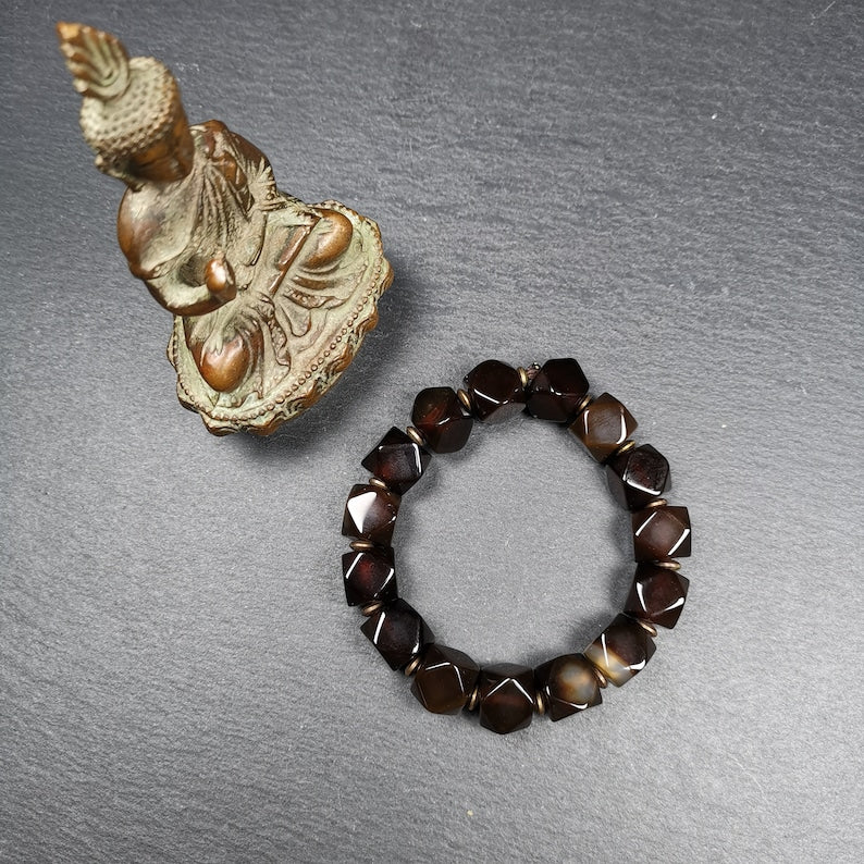 Wrist Mala, Chung Dzi Beads Bracelet