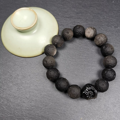 Obsidian Wrist Mala, Prayer Beads Bracelet