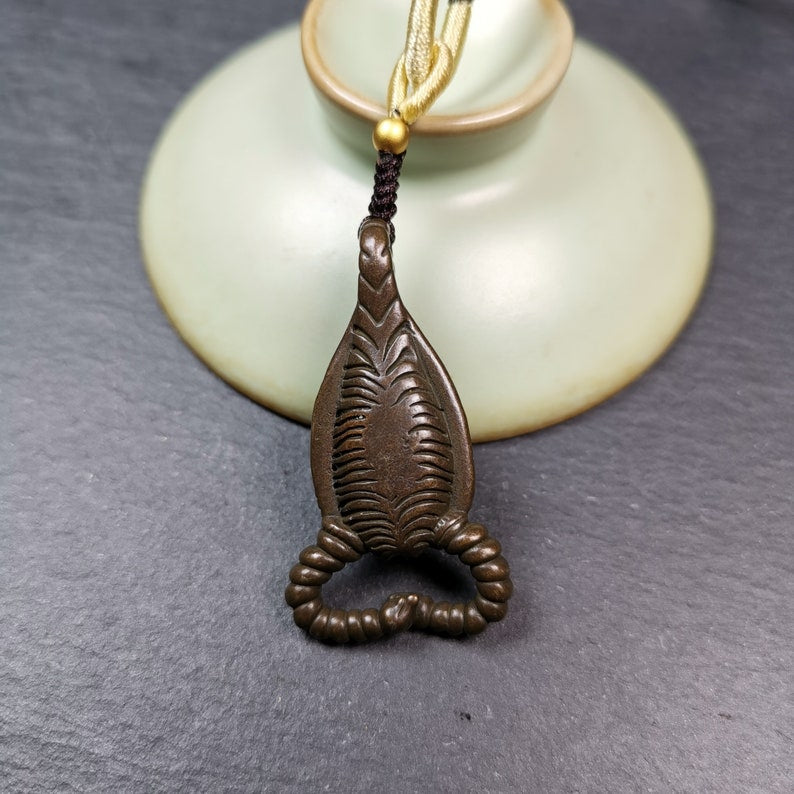 Amulet,Scorpion Guru of Padmasambhava, Buddhist Scorpion Totem Pendant