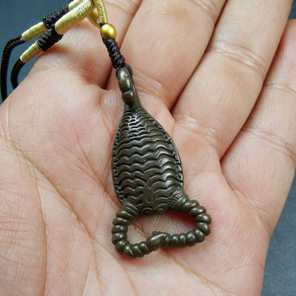 Amulet,Scorpion Guru of Padmasambhava, Buddhist Scorpion Totem Pendant