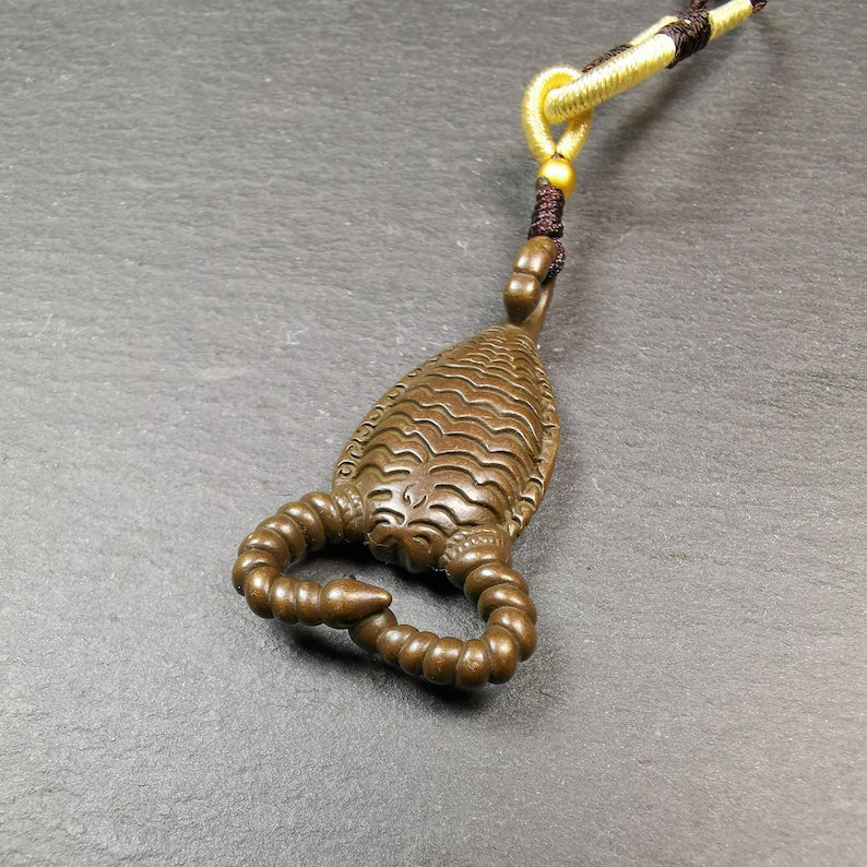 Amulet,Scorpion Guru of Padmasambhava, Buddhist Scorpion Totem Pendant