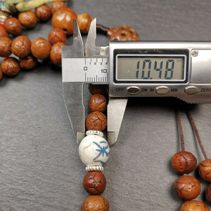 10mm 108 Dragon Eye Bodhi Bead Mala,Prayer Beads