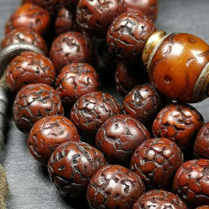 Rosary Beads,Rudraksha Beads Mala Necklace,Prayer Beads