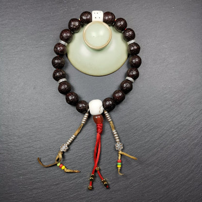 Handhold Wrist Mala, Bodhi Seed Beads Bracelet