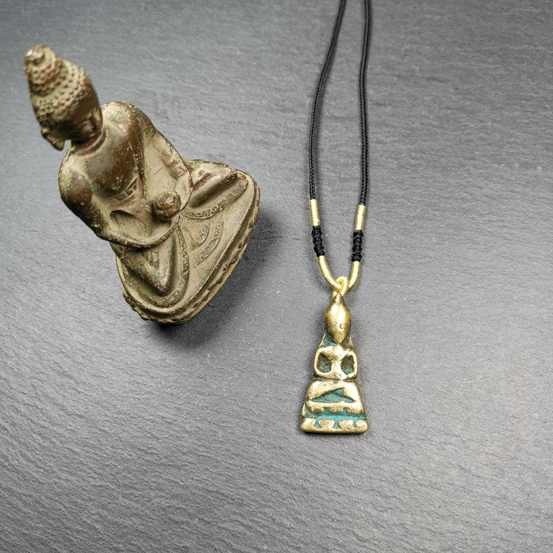 Buddhist Protective Amulet,Amitayus Statue Pendant