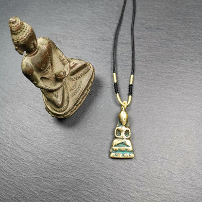 Buddhist Protective Amulet,Amitayus Statue Pendant