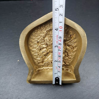 Vajrapani Mahachakra ,Maha-cakra-vajri,Chagna Dorje Korlo Chen Po mold - Tibetan tsa tsa mold, view 8