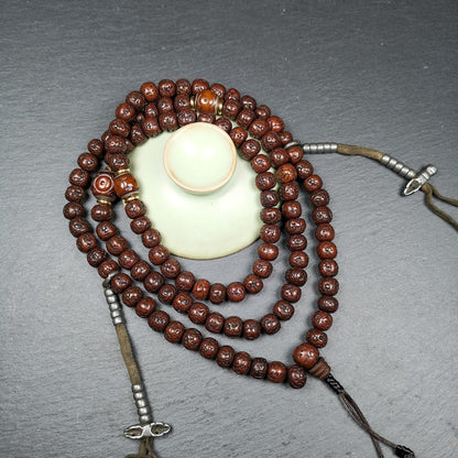 Rosary Beads,Rudraksha Beads Mala Necklace,Prayer Beads