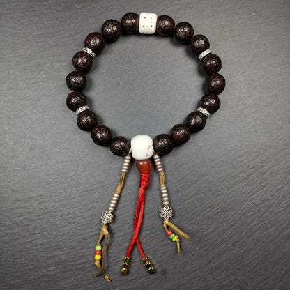 Handhold Wrist Mala, Bodhi Seed Beads Bracelet